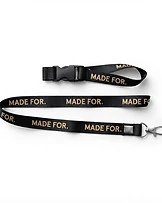 Custom Office Lanyard with logo — made by MADE FOR.