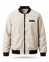 Custom Bomber Jacket with logo — made by MADE FOR.