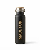 Custom Thermos Bottle with logo — made by MADE FOR.