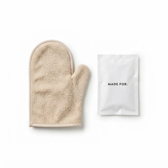 Shoe Mitt with custom logo — hospitality