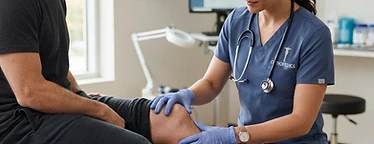 Evaluación de fractura de tibia
