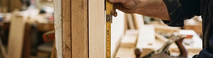 Each length measured and marked