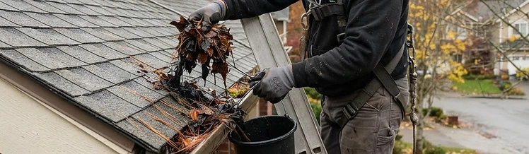 First-Floor Gutter Clear