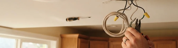 Recessed LED cans cut and wired in