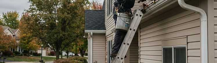 Second-Floor Gutter Clear