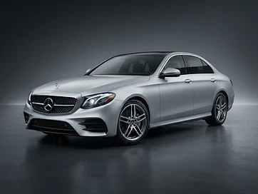 Silver Mercedes E Class AMG Line