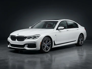 White BMW 7 Series M Sport