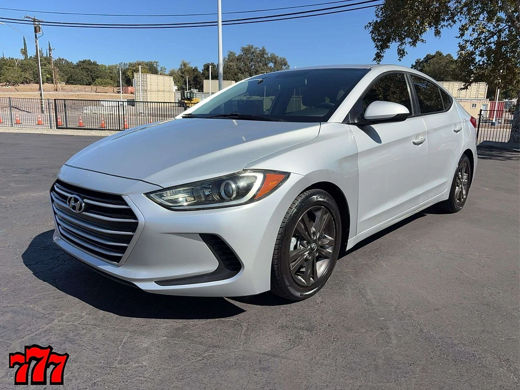 Silver Hyundai Elantra Sedan