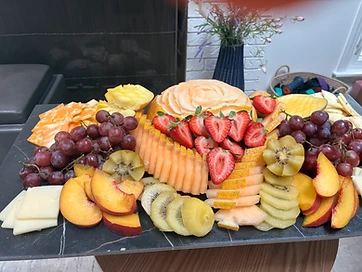 Fruit & cheese board