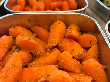 Garlic roasted carrots