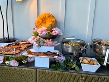 Buffet setup