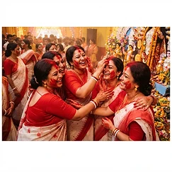 Sindoor Khela — Vijaya Dashami