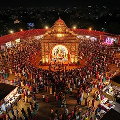 Festival ground from above