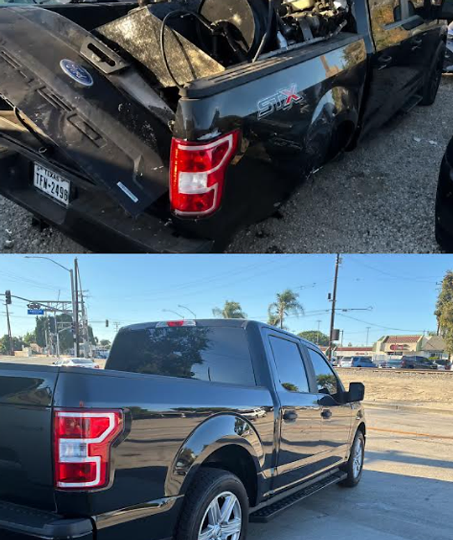 Rear End Damage
