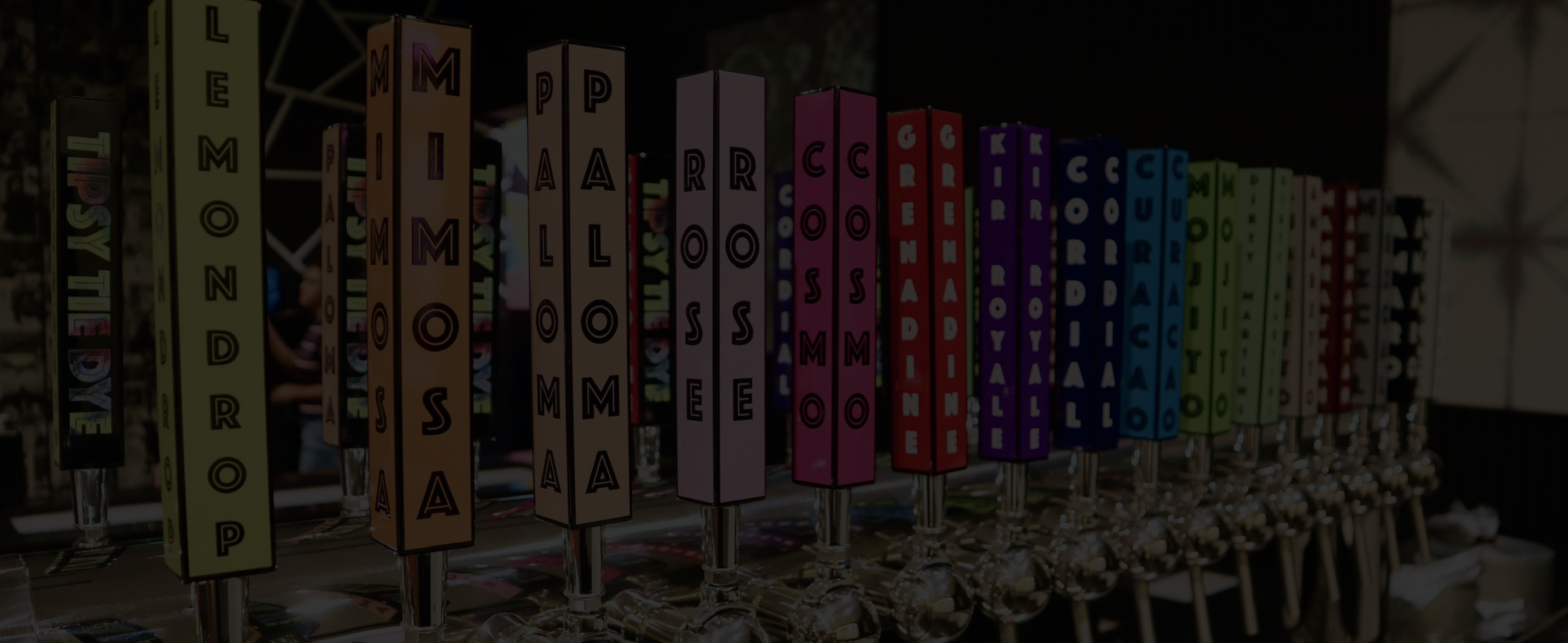 Tipsy Tie Dye tap handles