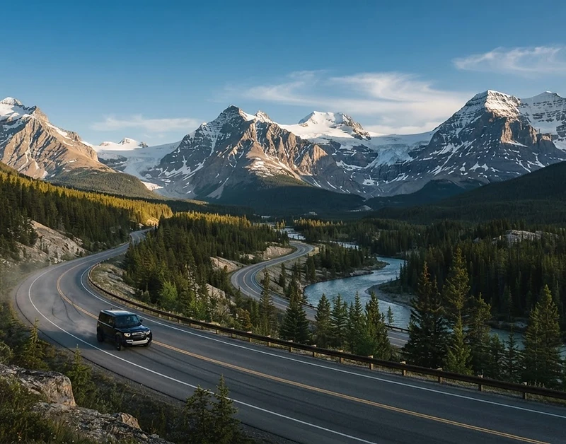 Canadian Rockies scenic drive