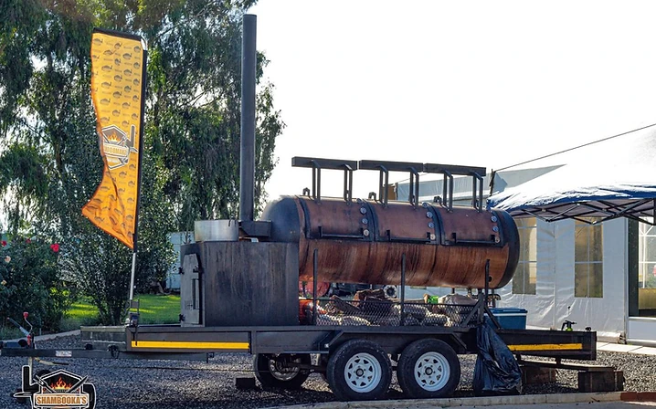 Africa's largest reverse flow smoker, custom-built and mobile