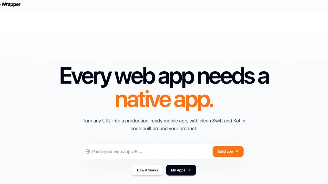 VISAV app wrapper template template preview