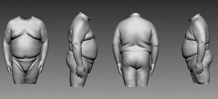 3D Body Scans, Head & Expressions — frame 1
