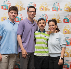 A family celebrating together at the BMC graduation