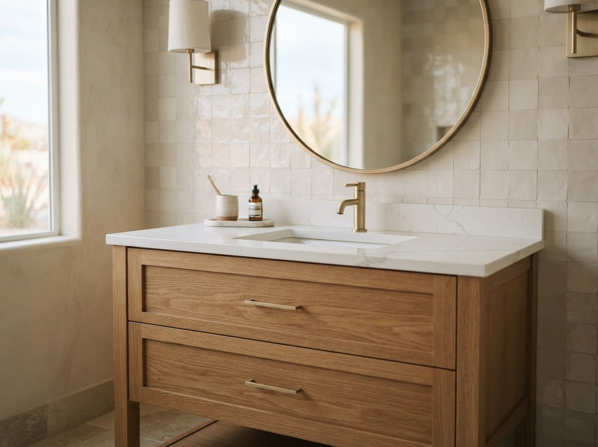 Bathroom remodel before and after in Imperial, CA - after