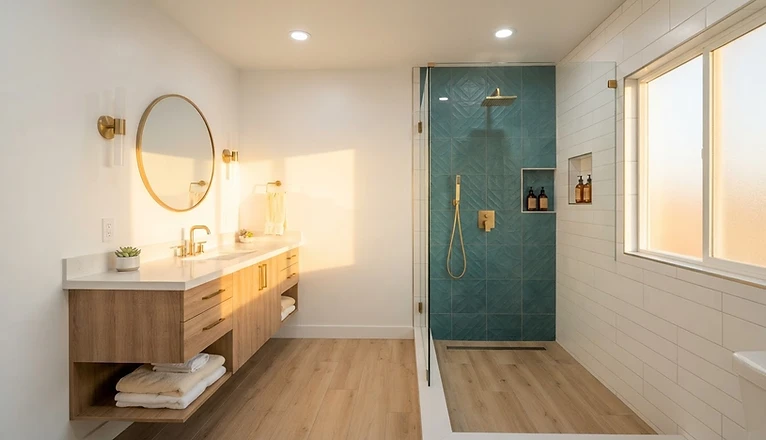 Bathroom remodel in El Centro, Imperial Valley