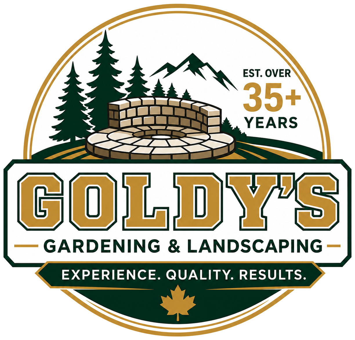 Goldy's Gardening & Landscaping logo