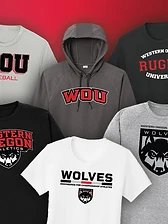 Western Oregon Wolves activewear collection