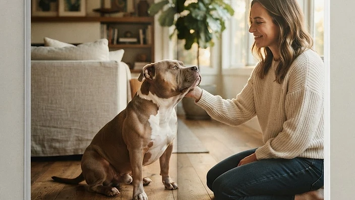 American Bully Coat Colors — Tri, Merle, and Exotic Genetics American Bully tri-color and merle puppies showing coat color genetics — chocolate tri, lilac tri, blue tri, and merle