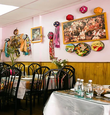 The Kashkar Cafe dining room