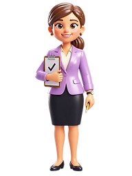 Lena, the Qualify agent with office equipment