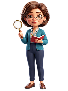 Research agent with their office equipment