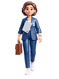 Piper, the Pipeline agent with office equipment
