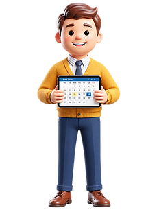 Meetings agent with their office equipment