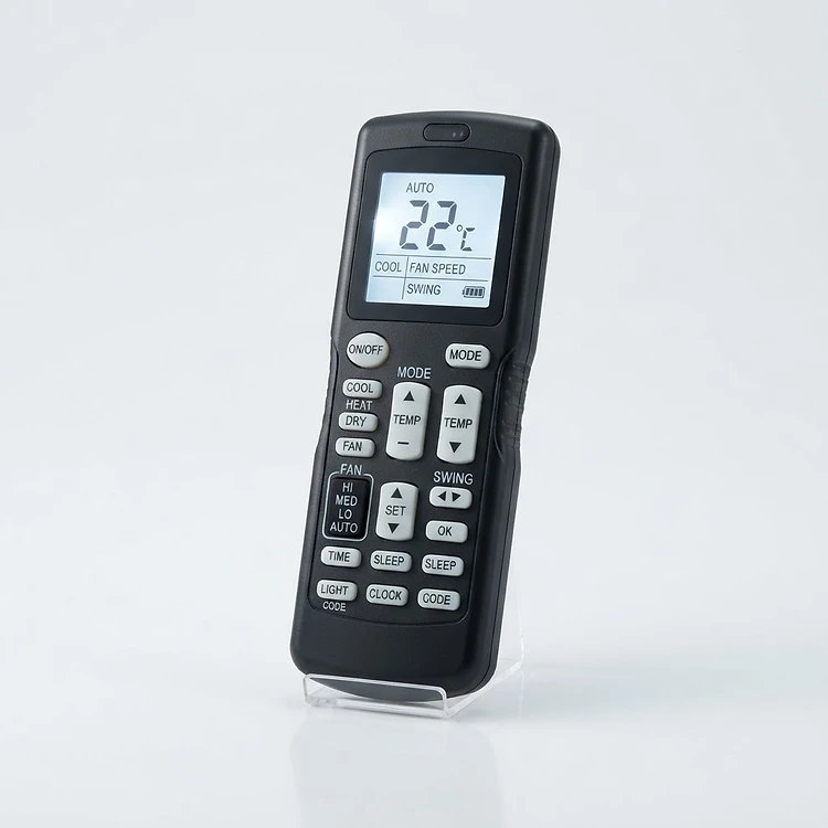 Universal Multi-Brand Air Conditioner Remote Control with Backlit LCD