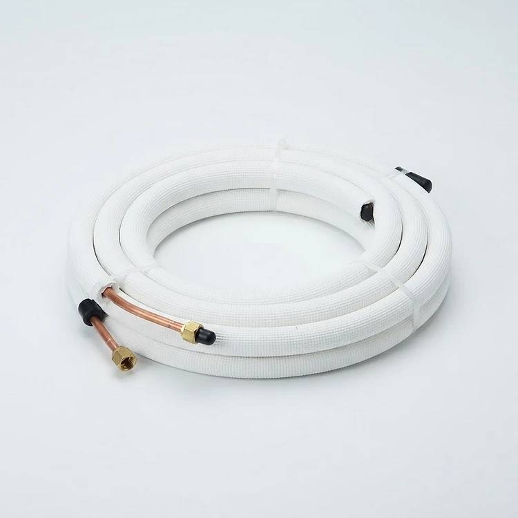 Universal Pre-Insulated Twin Copper Pipe Line Set 1/4" & 3/8" (5 Metre)