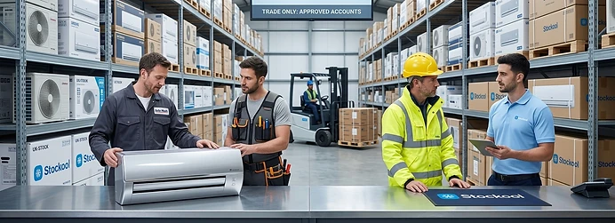 Stockool trade counter — approved accounts only