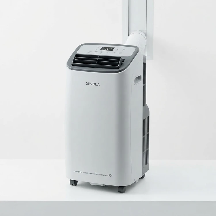 Devola 7000 BTU Compact Portable Air Conditioner with Wi-Fi