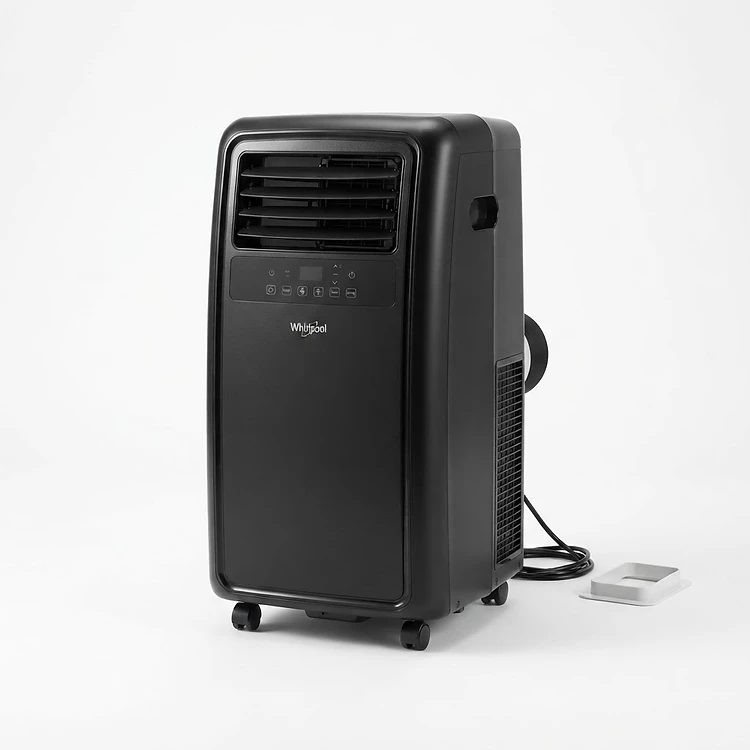 Whirlpool PACB29CO 9000 BTU Sleek Black 3-in-1 Portable Air Conditioner