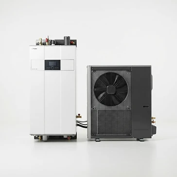NIBE SPLIT BA-SVM 10-200 with AMS 10-8 All-in-One Split Heat Pump System