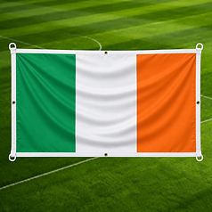Custom Republic of Ireland football flag