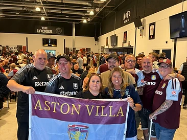 Customer football flag in the wild