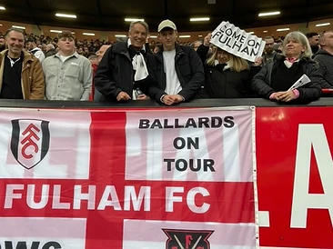 Customer football flag in the wild