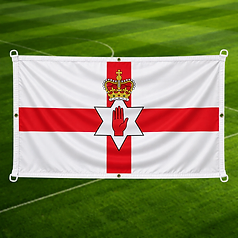 Custom Northern Ireland football flag