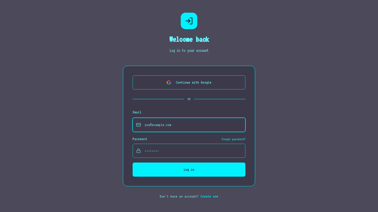 Test template preview