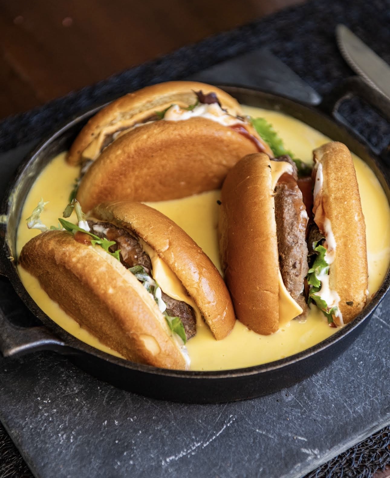 Burger signature fondu
