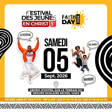 Affiche Faith Day 2026 — ambiance