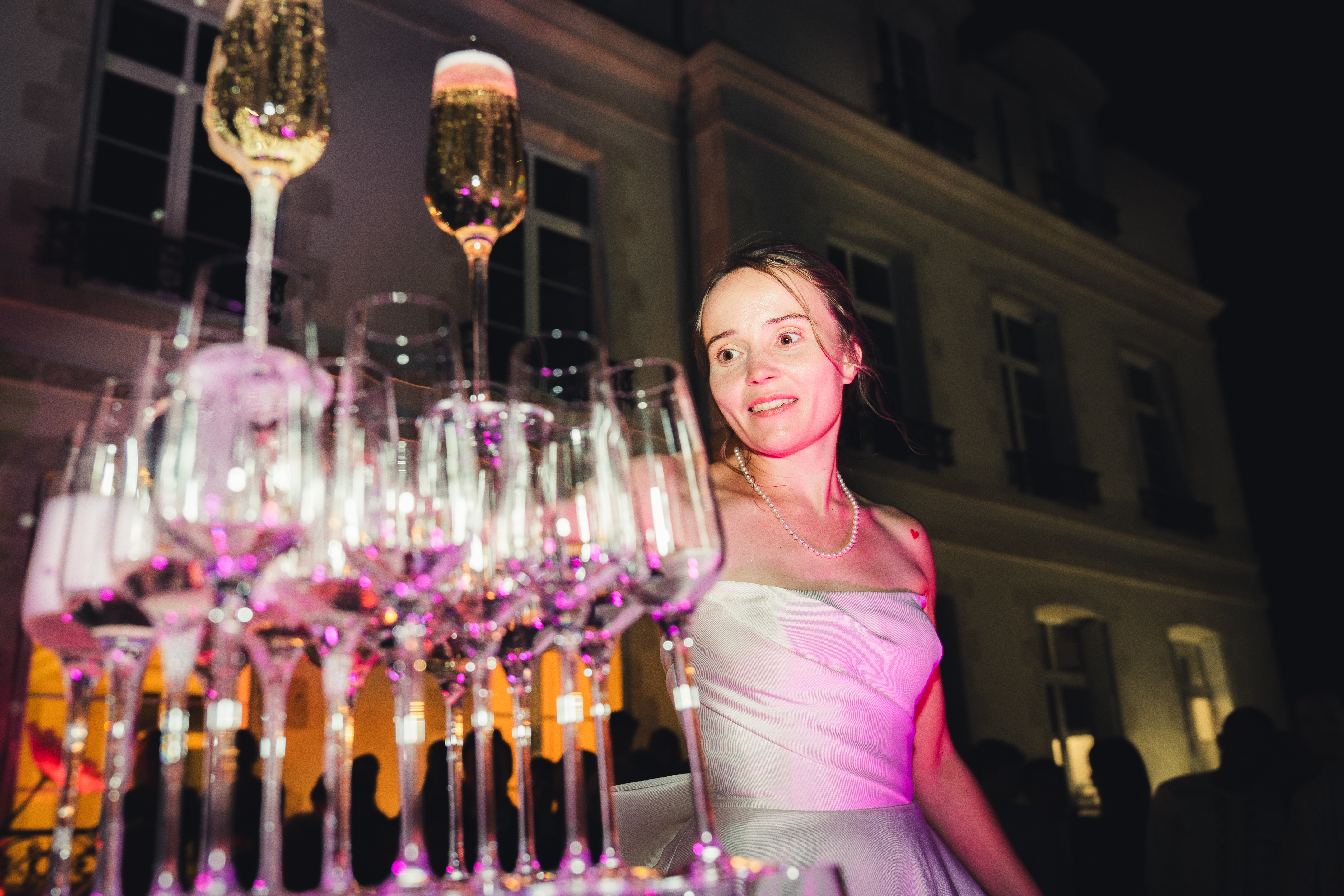 Mariage Auriane & Jean-Baptiste — tourte de champagne au Château du Bezy