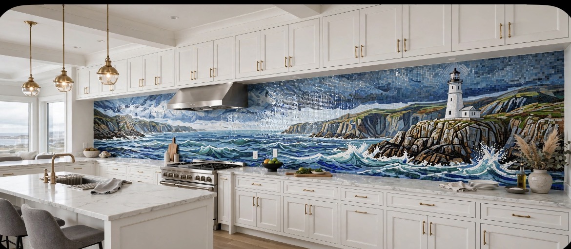 Storm Coast Kitchen Backsplash