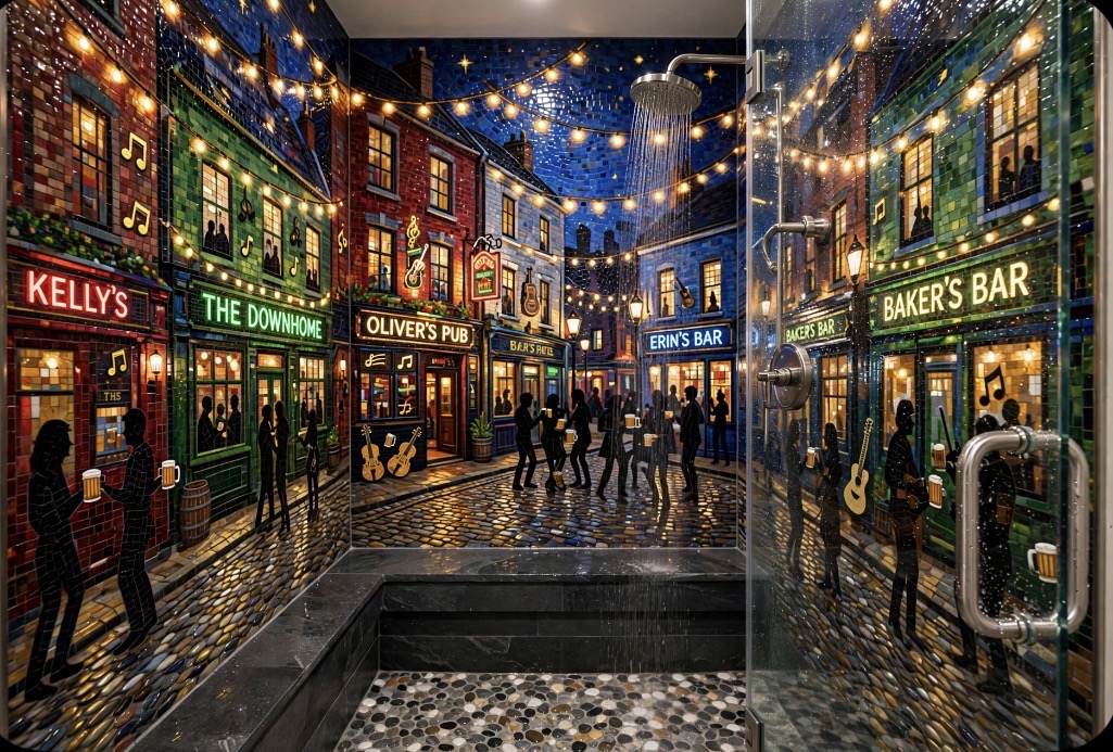 Irish Pub District Shower
